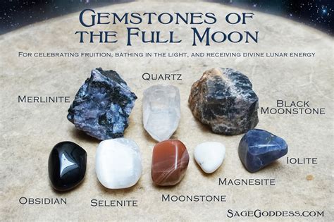 Magic moon gemstones